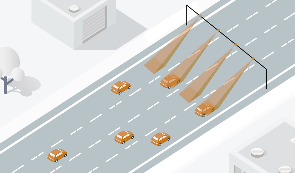 Single lane speed radar Single lane speed radar